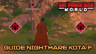 GUIDE NIGHTMARE KOTA F (1980 WORLD SILVER) | ONE PUNCH MAN WORLD