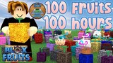 Eating 100 Fruits in 100 Hours with Fruit Notifier in Bloxfruits