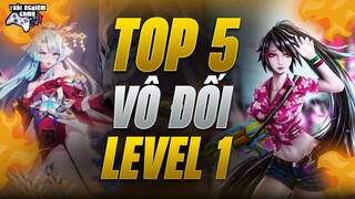 Top 5 Tướng Vô Đối tại Cấp 1, Phá Rừng Hàng Đầu mùa 21 | TNG liên quân mobile