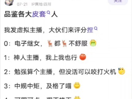 我发虚拟主播，你来打分