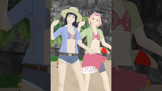 Hinata & Sakura - Ela Ja Ta Louca [MMD NARUTO] #naruto #narutoshippuden #boruto #anime #otaku #waifu