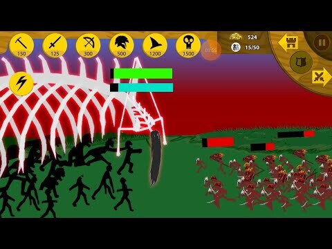 Using GIANT TITANS (HARD MODE) | STICK WAR LEGACY