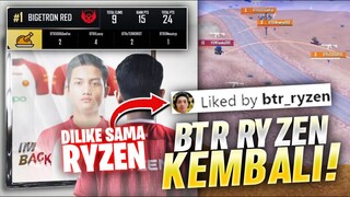 WOW BTR RYZEN KEMBALI! LANGSUNG CHICKEN DI TURNAMENT! - PUBG MOBILE