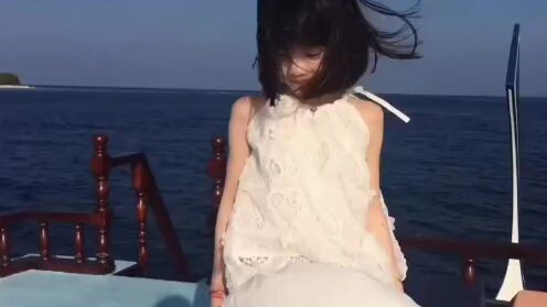 over cute girl