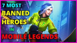 MOST BANNED HEREOS IN MOBILE LEGENDS 2021 | MOBILE LEGENDS MOST BANNED HEROES SEASON 19