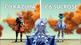 C0 Kazuha vs C6 Sucrose! Best Support for Neuvillette? [Genshin Impact]