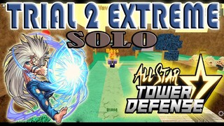 LVL 80 DEMON YUSUKE BEATING TRIAL 2 EXTREME SOLO (FULL VIDEO) - ALL STAR TOWER DEFENSE