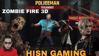 game zombie fire 3D.  ada zombie police.nyuk tembak