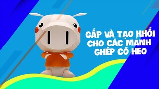 Trọng Nguyên | Gấp và tạo khối cho các mảnh ghép cổ heo
