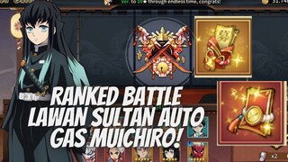 AKHIRNYA RANK OVERLOAD SUSAH PAYAH LAWAN SULTAN AUTO MUICHIRO B 14?!! - DS: BLADE OF HASHIRA