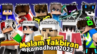 Malam Takbiran di Minecraft (Collab With Youtuber Minecraft)