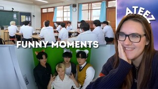 First Time Reacting to Recent ATEEZ Funny Moments Reaction