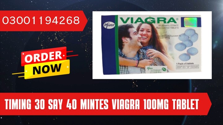 Viagra Tablet 1 Pack x 6 Tablet Same Day Delivery In Rawalpindi | 03001194268
