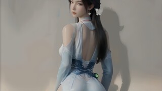 Song Yu sedang menari dengan pinggulnya terayun, mengapa kamu tidak datang dan melihatnya?