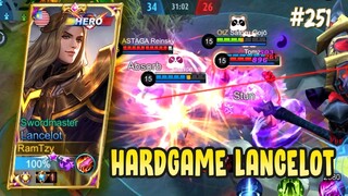 HARDGAME LANCELOT 30 MIN, CARA MAIN LANCELOT LATE GAME | LANCELOT GAMEPLAY #251 | MLBB