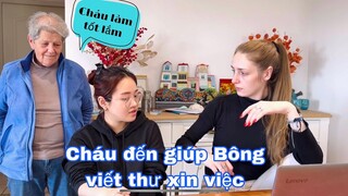 Người yêu cháu đến giúp Bông viết thư xin việc, Đãi mẹ món đùi cừu nướng, Mai le cuộc sống  ở Pháp