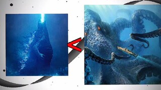 Kraken & Godzilla: si paling Besar malah nongol..lari coo selagi masih sempat 😱