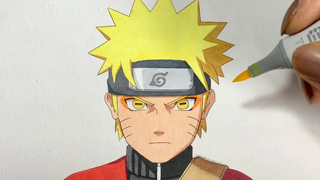 วิธีการวาด Naruto Sage Mode ง่าย - Naruto Shippuden