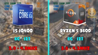 I5 10400 vs Ryzen 5 3600 - So Sánh Sức Mạnh Hiệu Năng Đồ Họa Và Game!! Ai Sẽ Dành Phần Thắng??