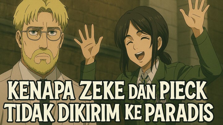 Kenapa Zeke dan Pieck Tidak dikirim ke paradis