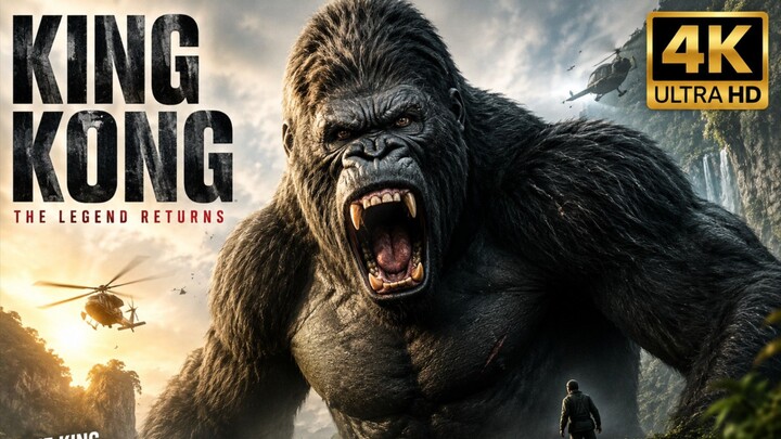 King Kong | V. rex Fight in 4K HDR