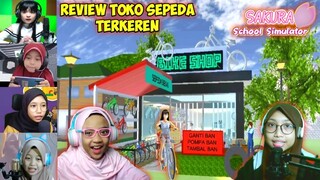 Reaksi Nafisa Fidela & Seven to Six Review Toko Sepeda Terkeren | Sakura School Simulator Indonesia