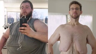 500斤到200斤|超励志小伙，一年减重300斤