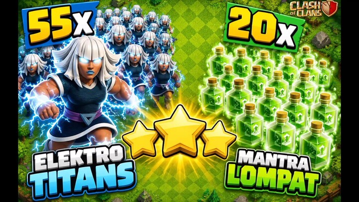 TITANS + JUMP SPELL edisi EVENT cCash of Clans
