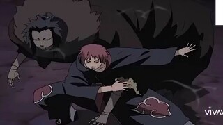 sakura destroys sasori's puppet and forces sasori to use the third kazekage||Naruto