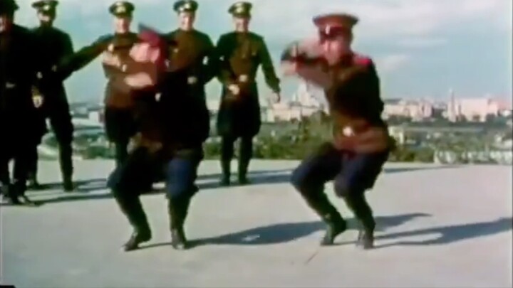Cossack dance movements of different difficulty levels