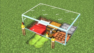how to make smallest house in minecraft