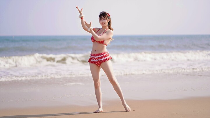 Baju renang · Pantai · Warna salju_ Cobain menari