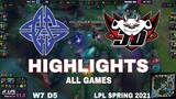 Highlight ES vs JDG (All Game) LPL Mùa Xuân 2021 | LPL Spring 2021 | eStar Gaming vs JD Gaming