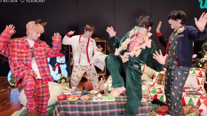 นั่นแหละ ฉบับคริสต์มาสสุดสร้างสรรค์ (feat. แว่นเรืองแสง) ชอบมากกับสถานะที่ใกล้จะคลั่งแบบของชเวยอนจุน