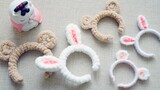 How to make a cute hairband with the ring from plastic bottles