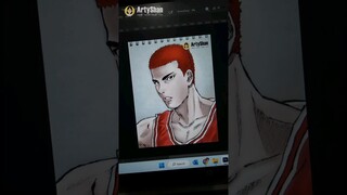 THE FIRST SLAM DUNK: Hanamichi Sakuragi (colored ver.) #shorts