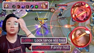 FANNY KU DI REMEHKAN GAK BISA LOCK HYPER MUSUH? FANNY LOCK HERO MODE ON, BIKIN MUSUH SAMPE FEEDER !!