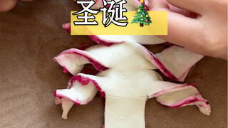 给我最好的饭搭子做了个圣诞树