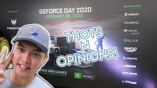 MY THOUGHTS on Nvidia GeForce Day 2020!