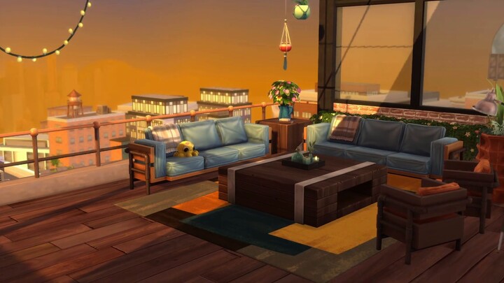 The Sims 4 Speed Build | NOCC | Loteng Industri Atas Semi Terbuka