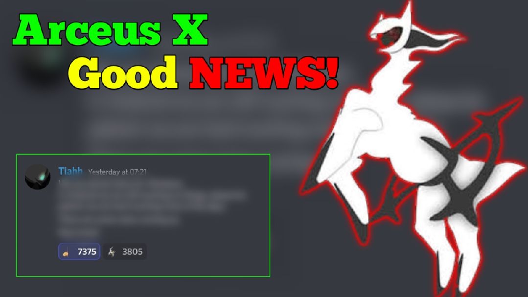 Arceus X Good NEWS! You Need To Know This - BiliBili