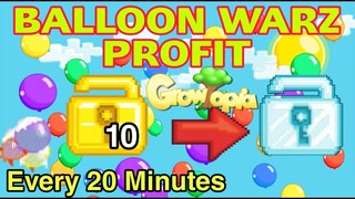 How to Profit During Balloon Warz? Ez DLS | Growtopia