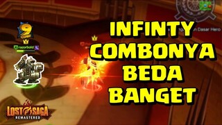 lost saga remastered heavy crasher infinity combo beda