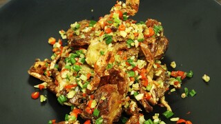 ปูนิ่มคั่วพริกเกลือ ถึงเครื่องสมุนไพร ปูนิ่มกรอบเนื้อข้างในฉ่ำๆ | ครัวอร่อยมาก