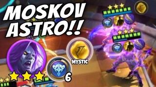 ASTRO MOSKOV SC MYSTIC !! CRAZY COMBO !! MAGIC CHESS MOBILE LEGENDS