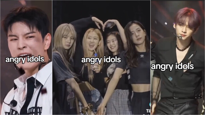 Rare moment: Idol turns away in a huff!