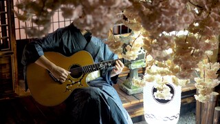 [Fingerstyle] "Missing Through Time and Space" Sungai yang mengalir di hati adalah sebuah kerinduan 