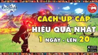 Genshin Impact || Cách UP CẤP NHÀ MẠO HIỂM - HIỆU QUẢ NHẤT  || Thư Viện Game