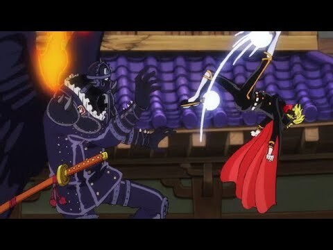Pertarungan Sanji Raidsuit Vs King - One Piece