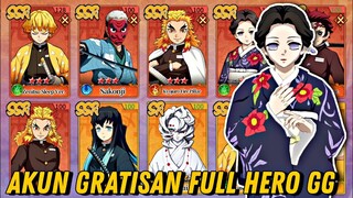 AKHIRNYA DAPET TAMAYO + DUPLIKAT !! DIKASI AKUN GRATISAN FULL HERO GG - DS BLADE OF HASHIRA